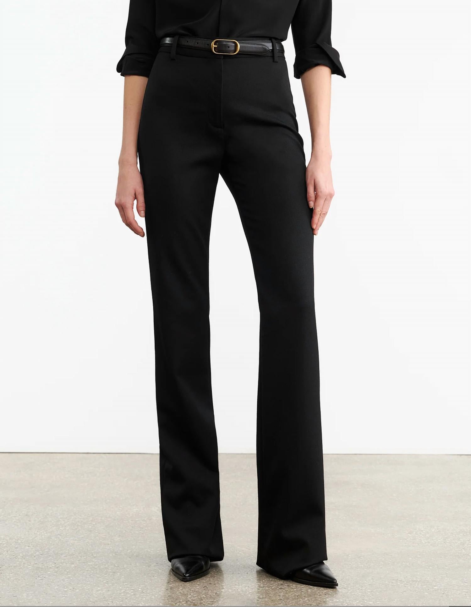 NILI LOTAN Corette Pant in black 2 - women's pants