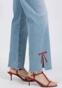 Mother - Rambler Zip Slice Hover Fray Jeans