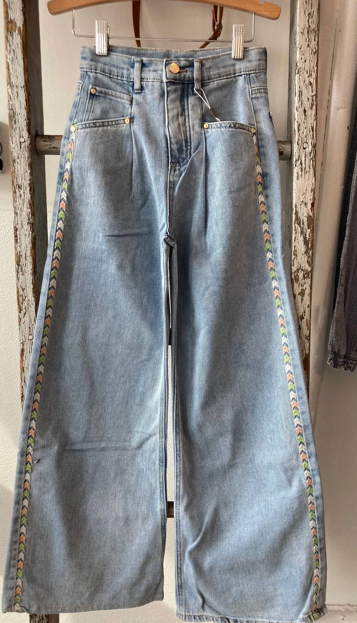 Tractr - Girl's Flare Jean With Taping