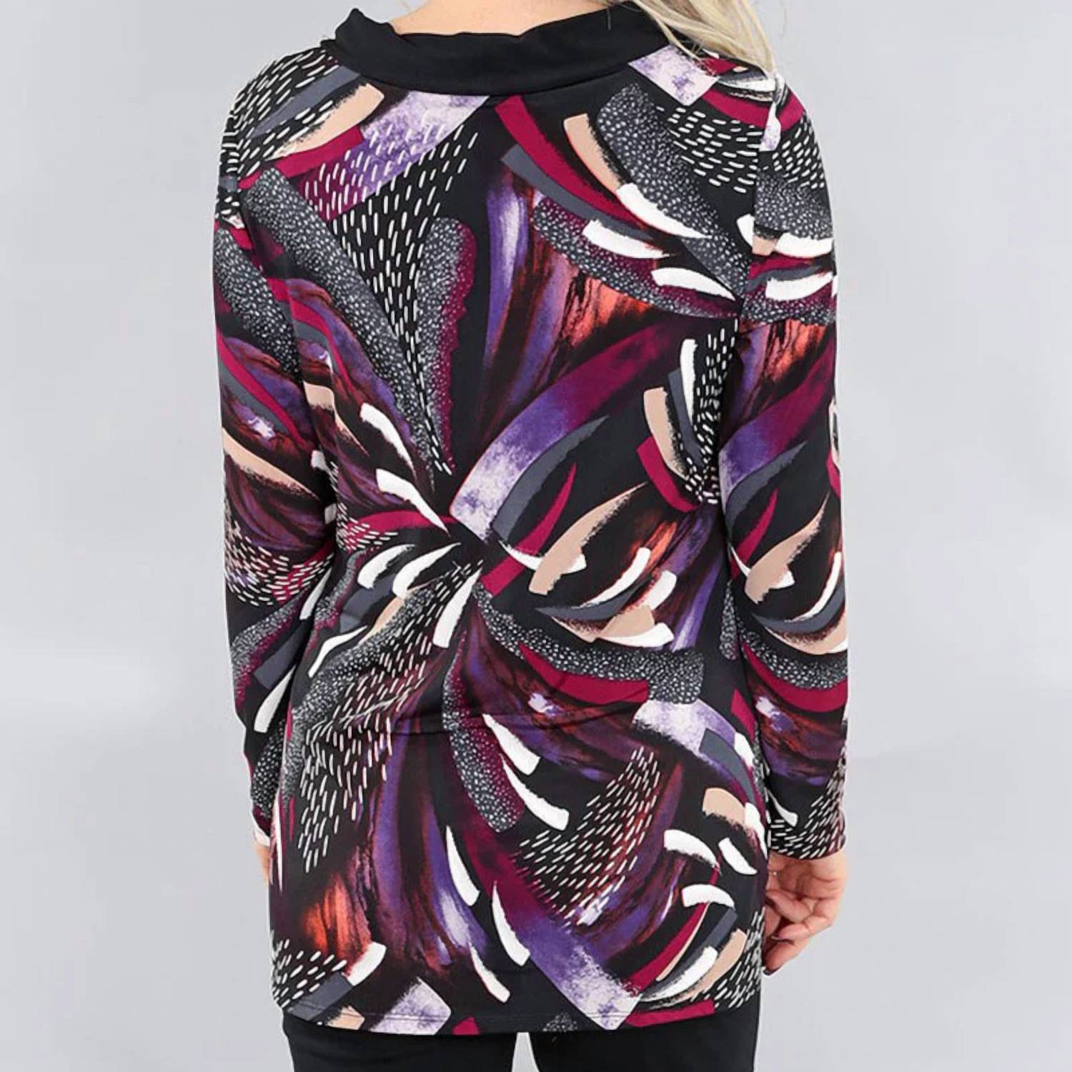 Michael Tyler - Cowl Neck Long Sleeve Tunic