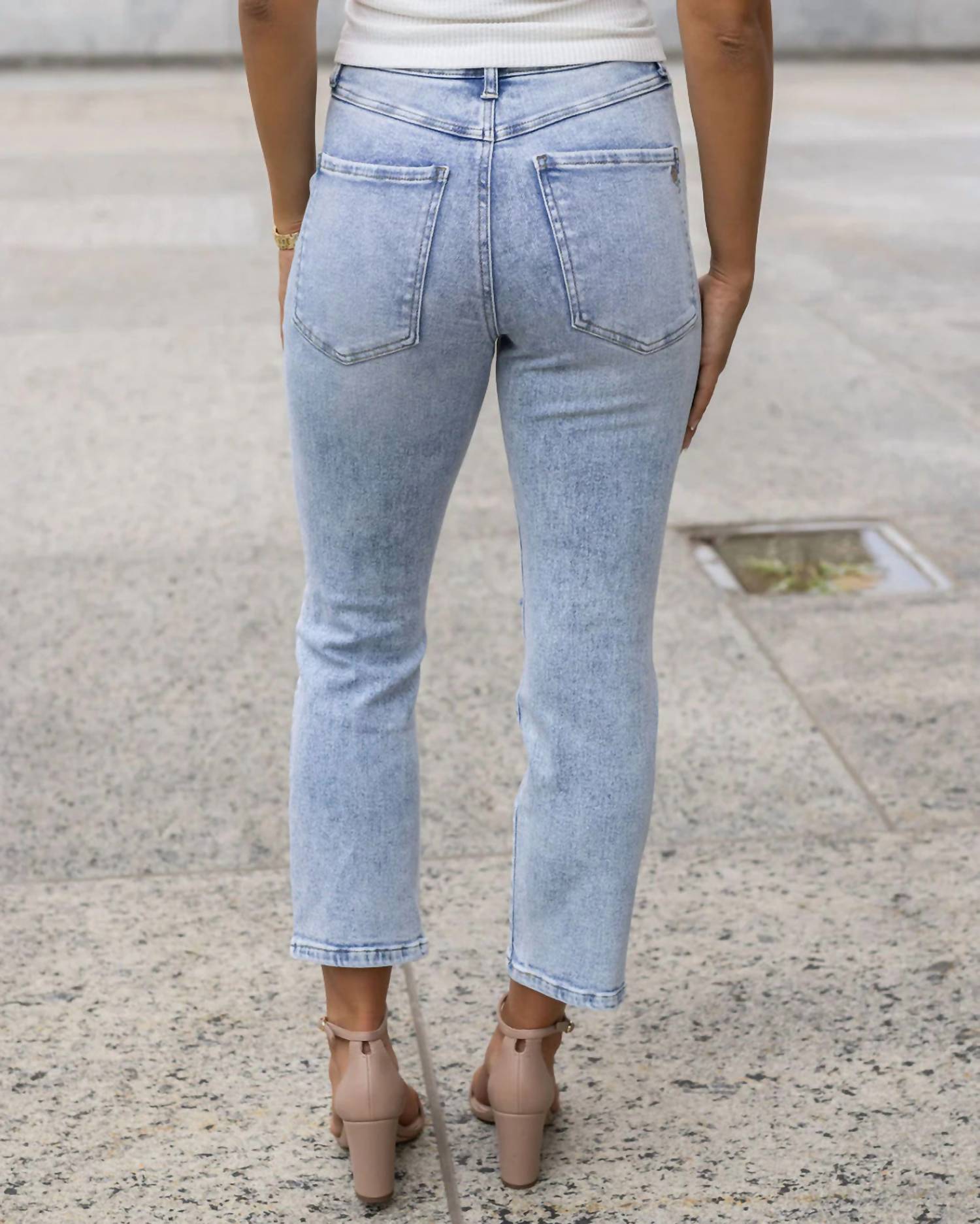Grace And Lace - Premium Denim High Waisted Mom Jeans