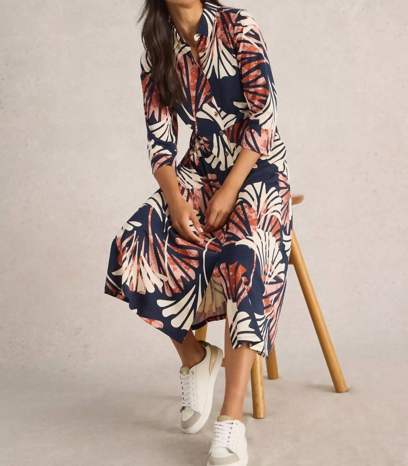 White Stuff - Rua Midi Jersey Dress
