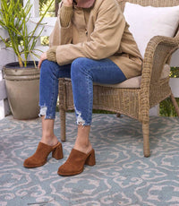 Seychelles - Women's Honor Suede High Heel Clogs