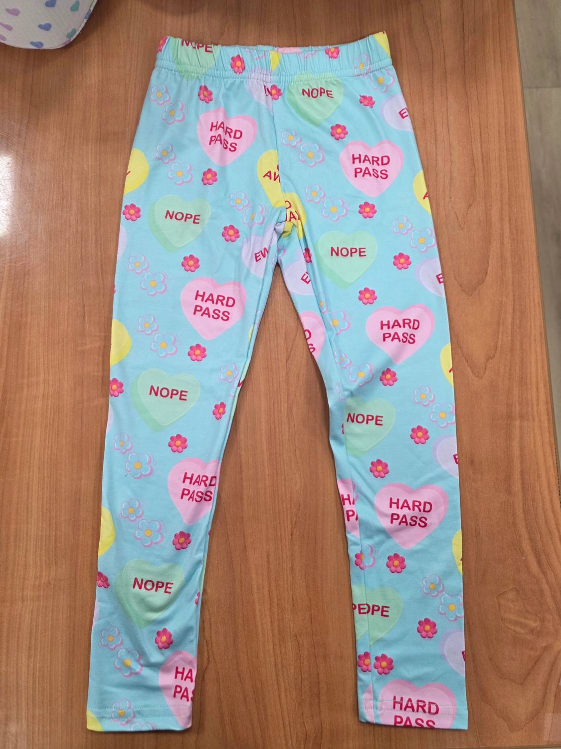 Bubbabeans - Women's Conversation Heart Leggings