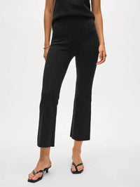 White + Warren - Kick Flare Superfine Organic Cotton Trouser