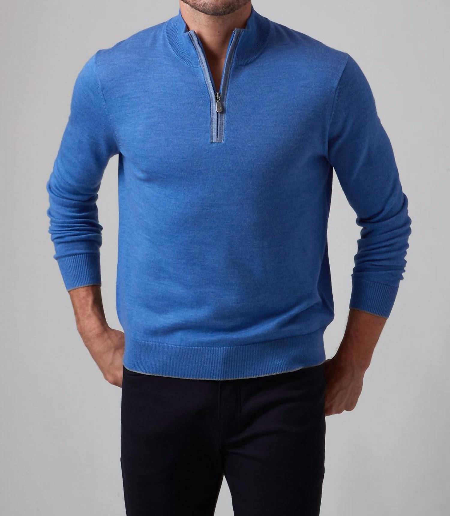 Raffi - Palmer Mock Zip Sweater