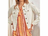 Savannah Jane - Denim Embroidered Jacket