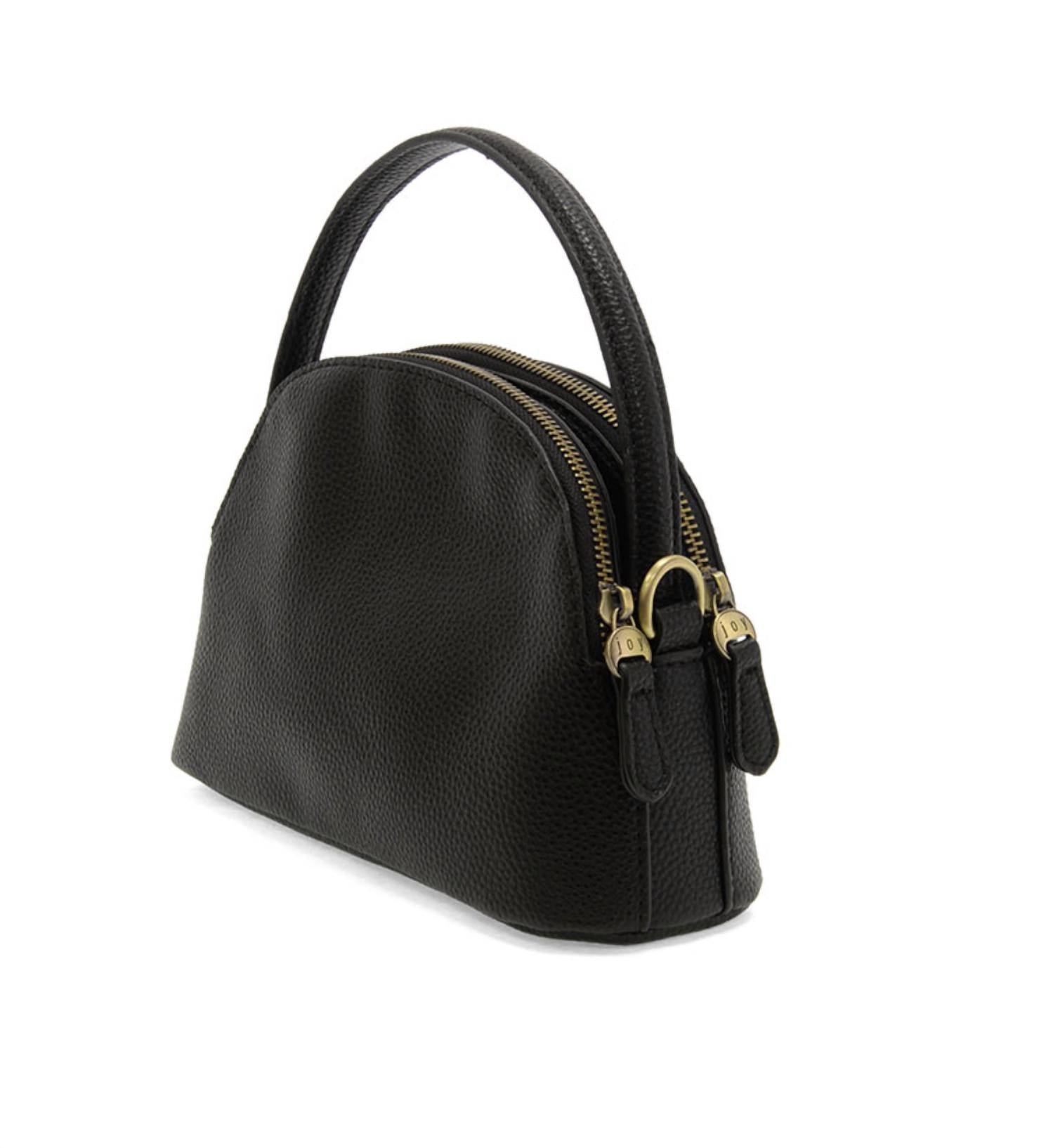 Joy Susan - Women's Larissa Double Zip Dome Crossbody Bag