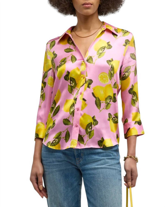 L'Agence - Dani 3/4 sleeve blouse