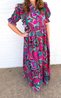 Karlie Jewel Bloom Maxi Dress in multi - women's dress - view 7