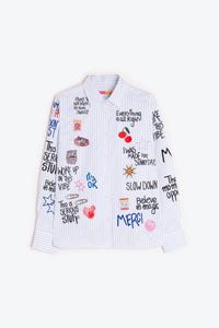 Vilagallo - Graffiti Button Down Shirt