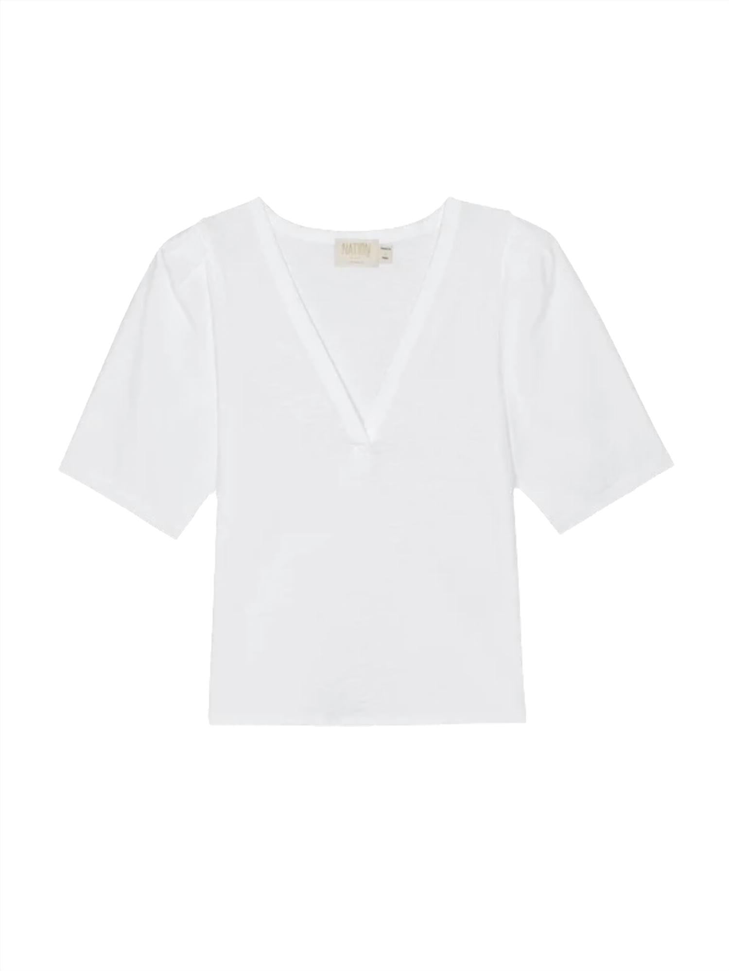 Nation Ltd - Jolene V-neck Short Sleeve Top