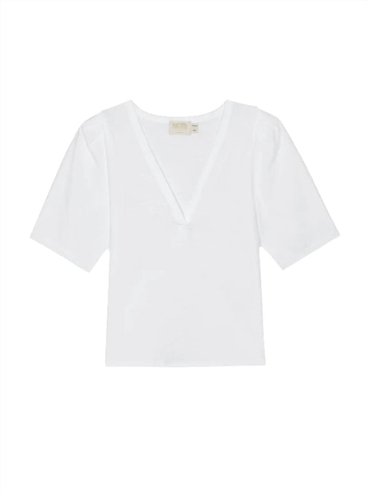 Nation Ltd - Jolene V-neck Short Sleeve Top