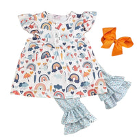 Pete + Lucy - Girls April Showers Pant Set