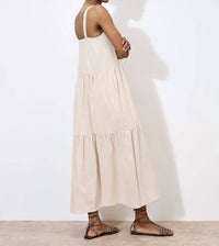 Apricot - Shell Detail Midmaxi Dress