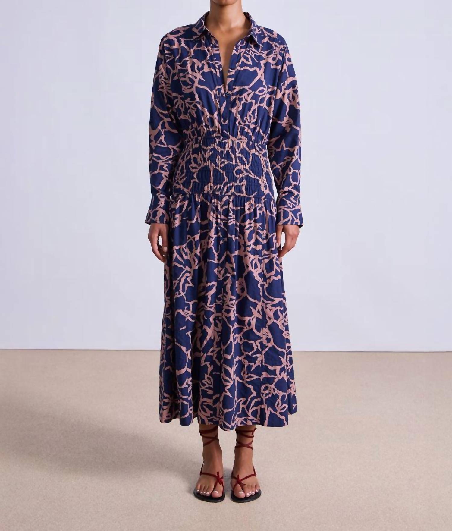 Apiece Apart - Smocked Shirt Dress