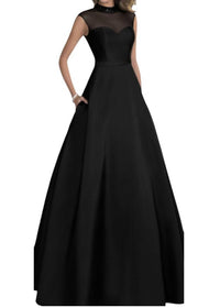 Karishma Creations - Mock Neck Sleeveless Maxi Dress