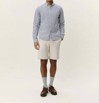Les Deux - Stripe Cotton Linen Shirt