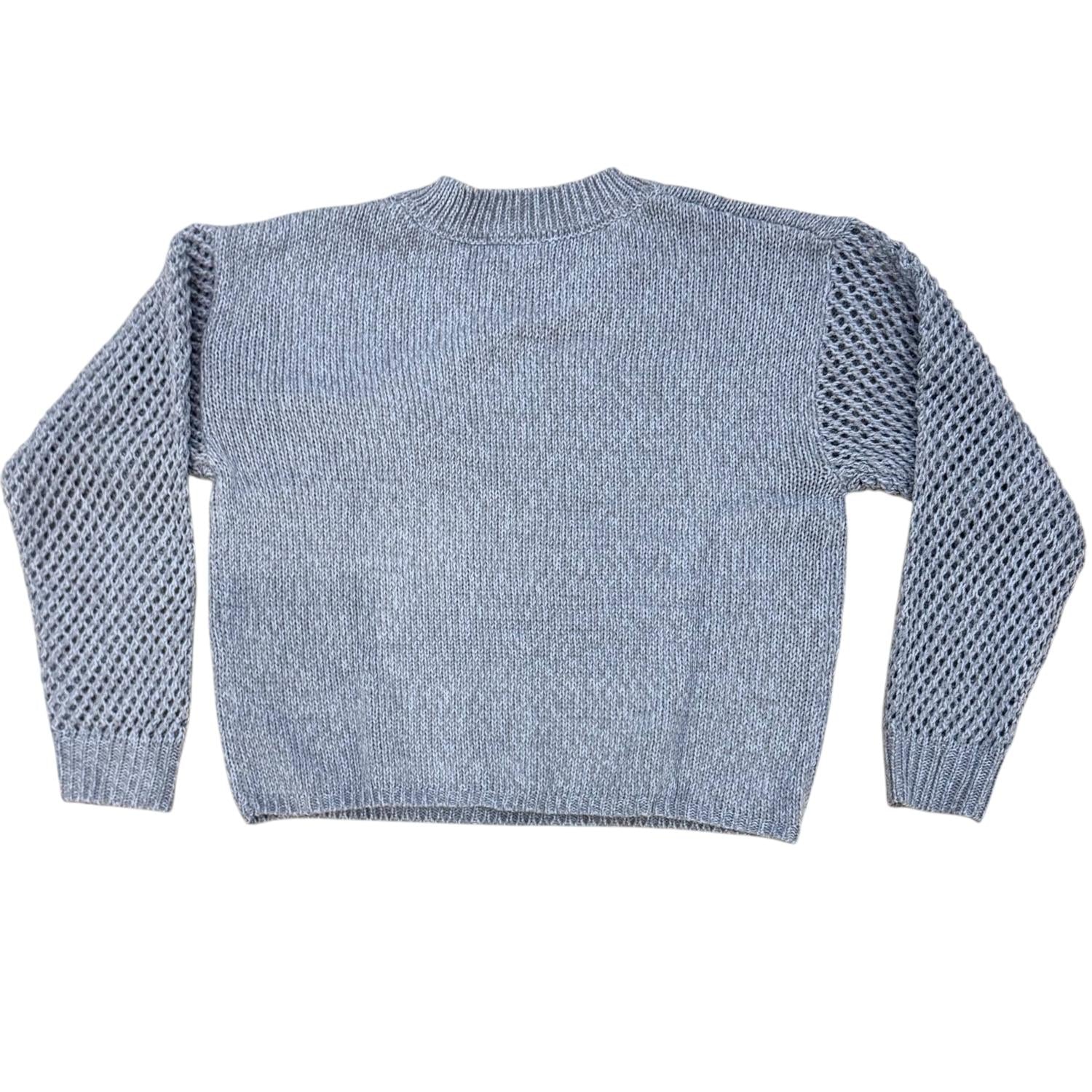 Elan - Holey Amour Crew Neck Sweater