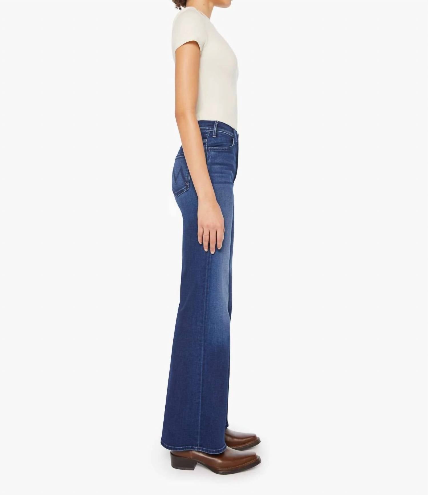 Mother - Hustler Roller Sneak Wide Leg Jeans