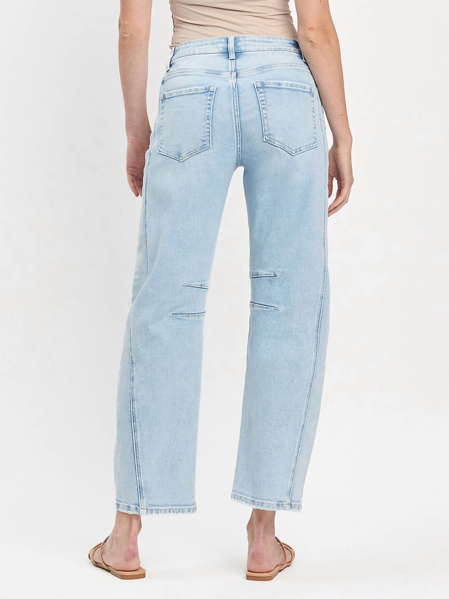 Flying Monkey - High Rise Barrel Leg Jeans