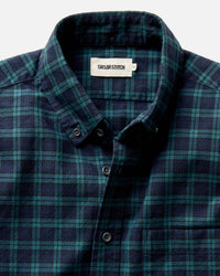 Taylor Stitch The Jack Button Down Shirt in blackwatch plaid - men's long sleeve top - view 4