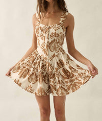 Promesa - Floral Print Tiered Ruffle Romper