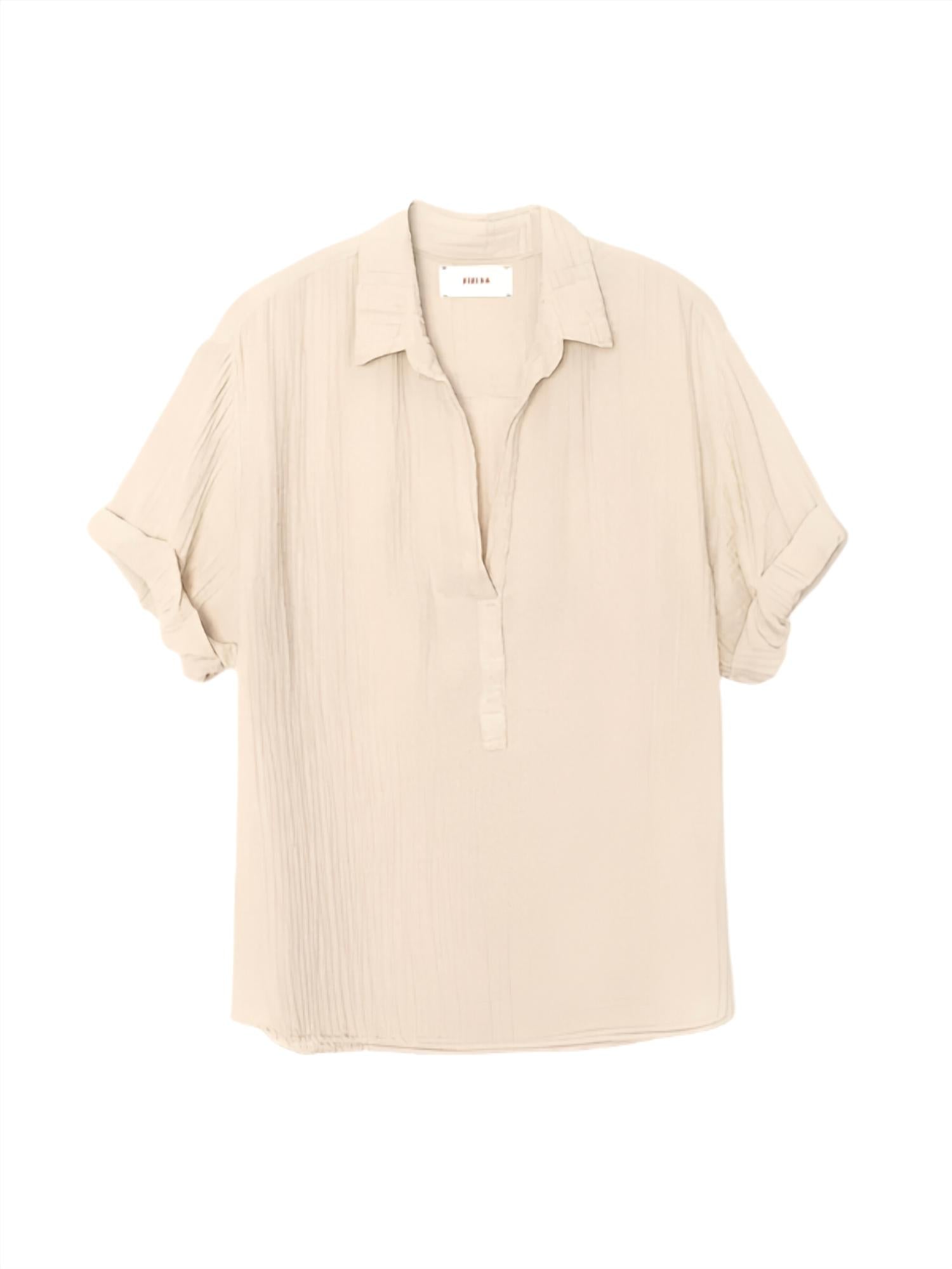 Xirena - Women's Cruz V-neck Rolled Sleeves Top