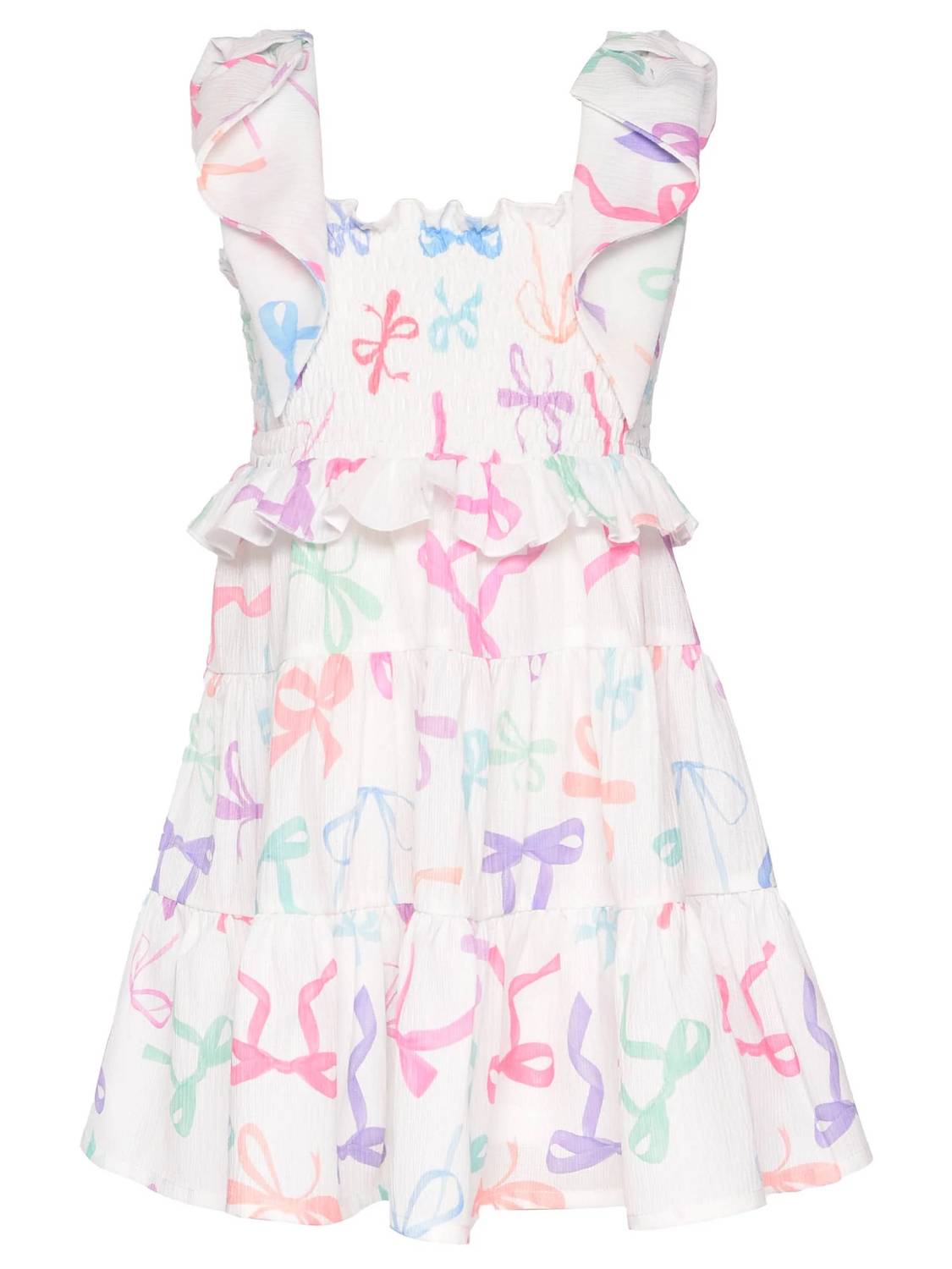 Baby Sara - Kid's Bow Print Dress