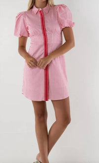 Emily Mccarthy - Britt Stripe Mini Dress