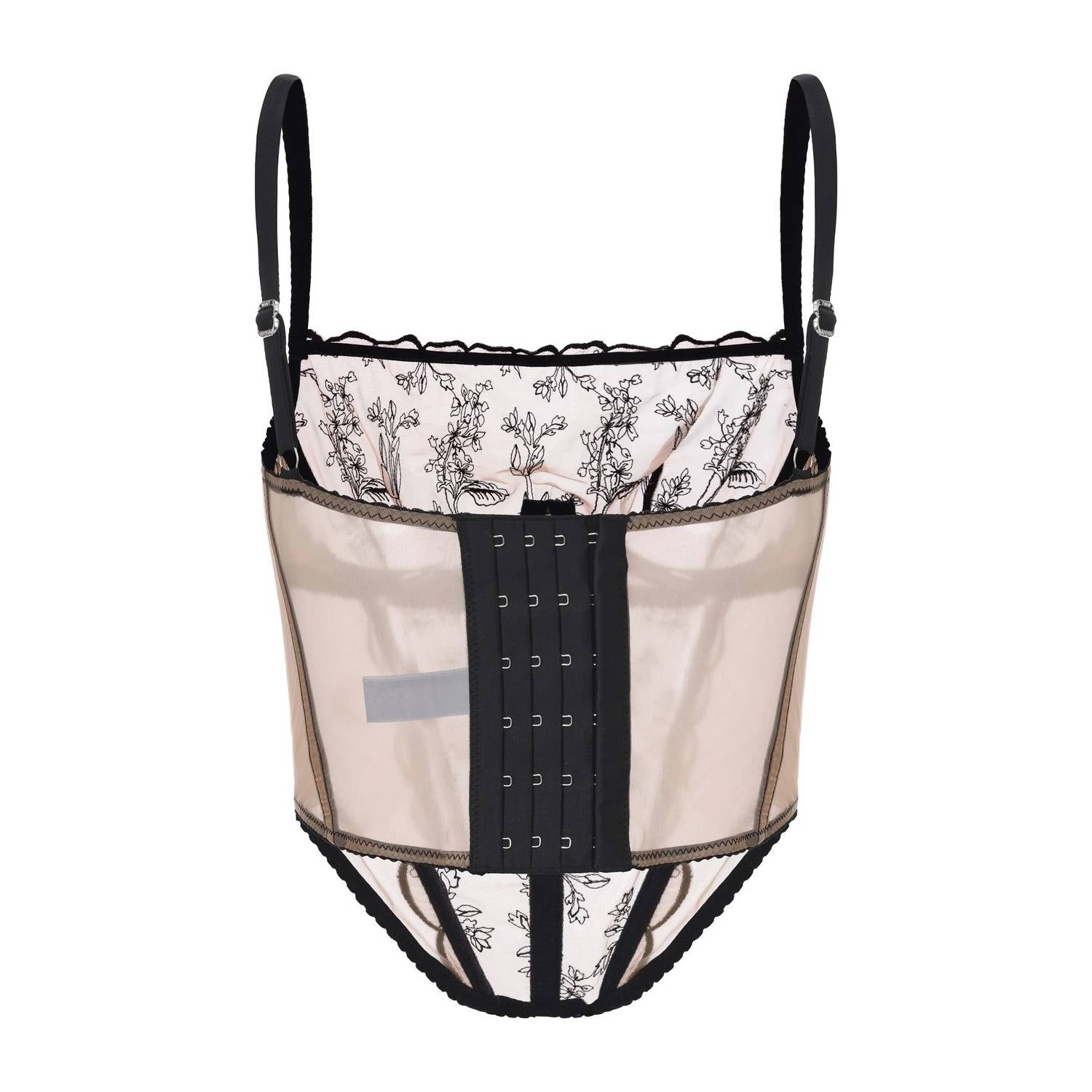 Amour D'Agnette - Women's Kim Embroidery Bustier Top