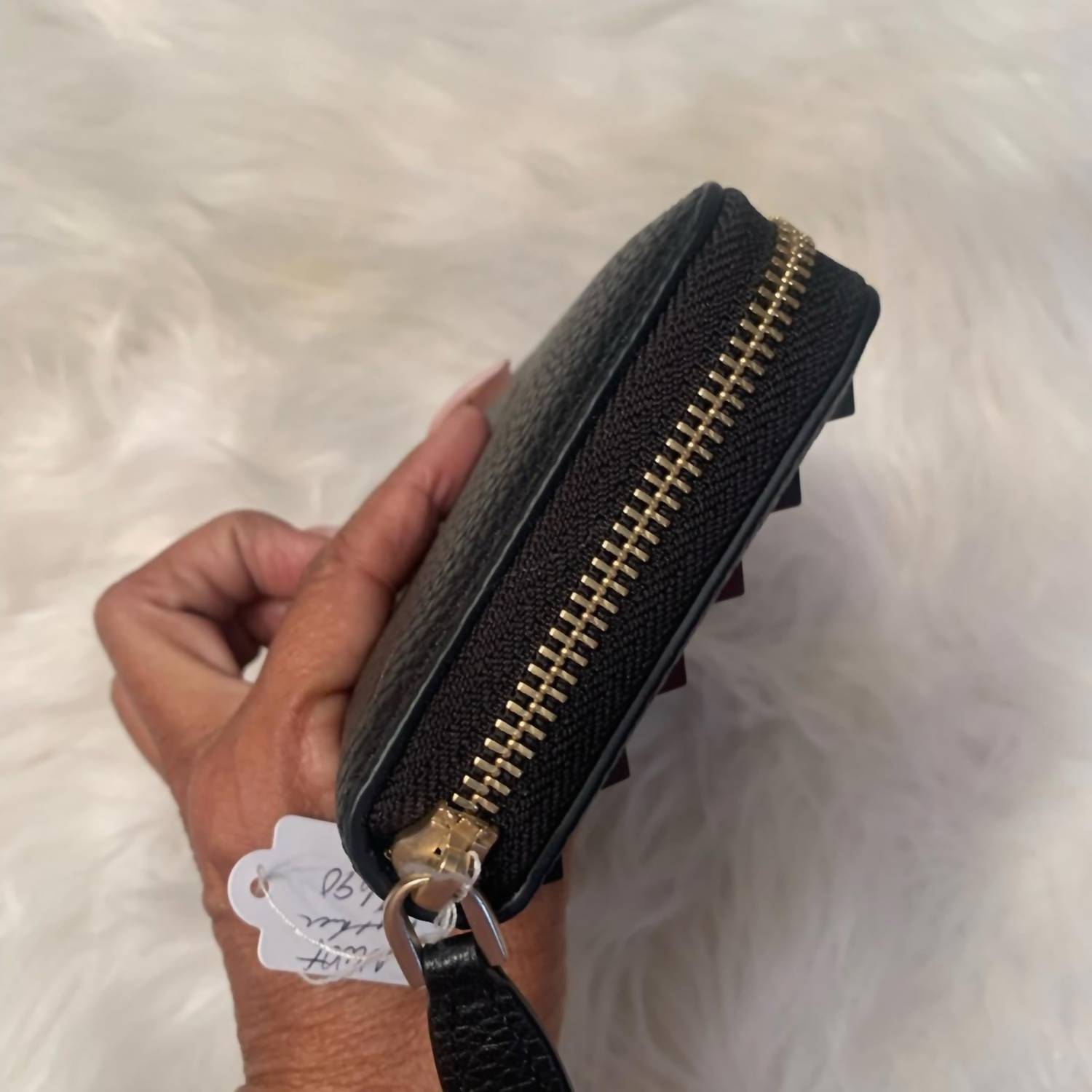 Valentino Women's Garavani Rockstud Zip Around Wallet in black - women's bag - view 5