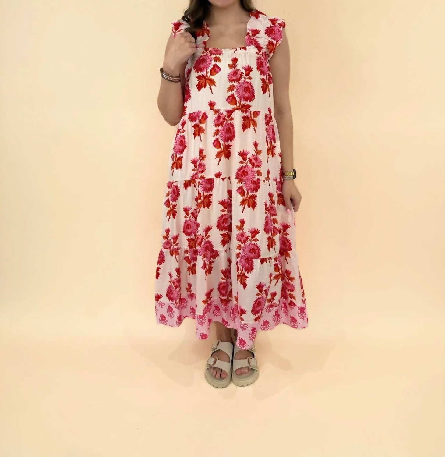 Thml - Florina Flutter Sleeve Floral Dress