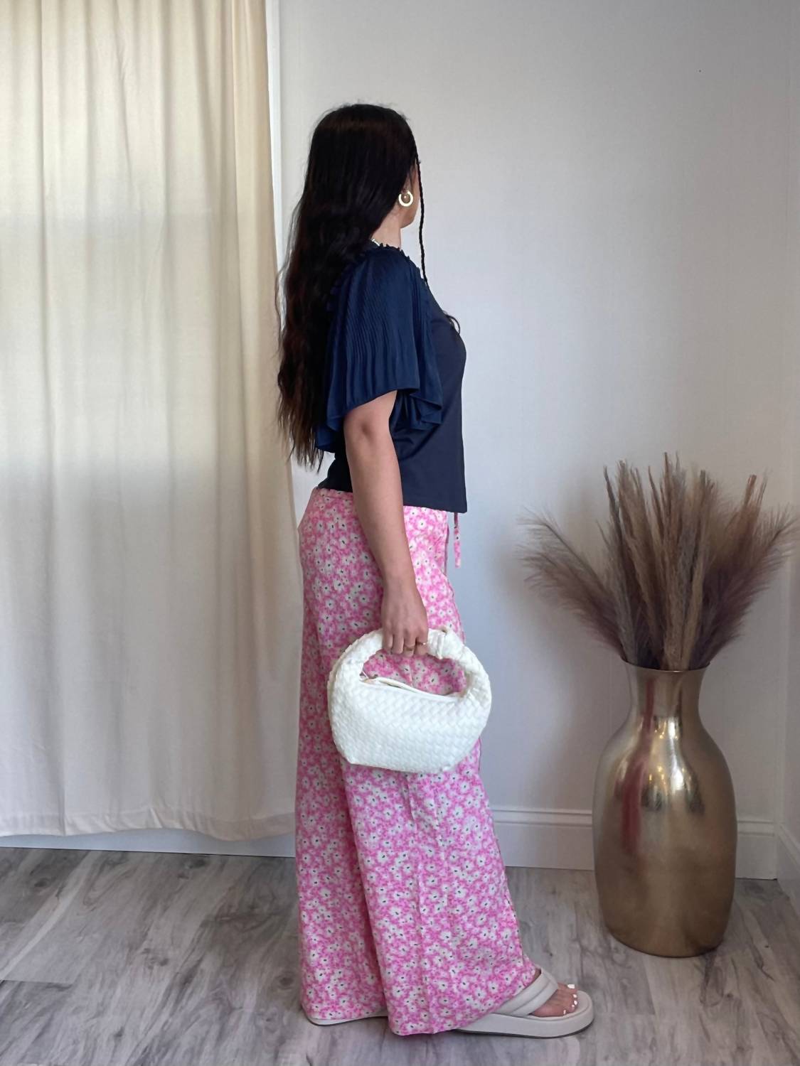 Frnch - Brittany Floral Wide Leg Pants