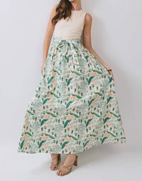 Tcec - Karsen Contrast Maxi Dress