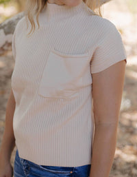 Threaded Pear - Lindsey Mock Neck Sweater
