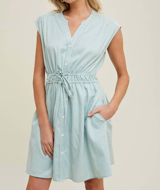 Wishlist - Women's Natasha Striped Mini Shirt Dress