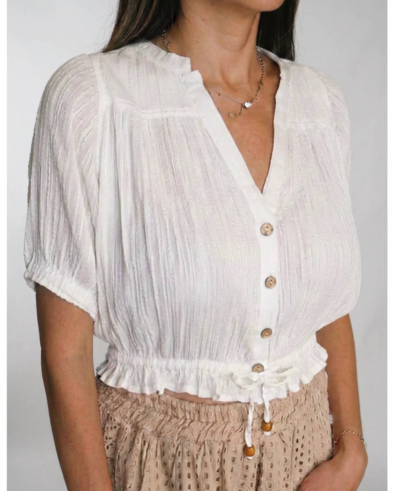 Vintage Havana - Kali Woven Top