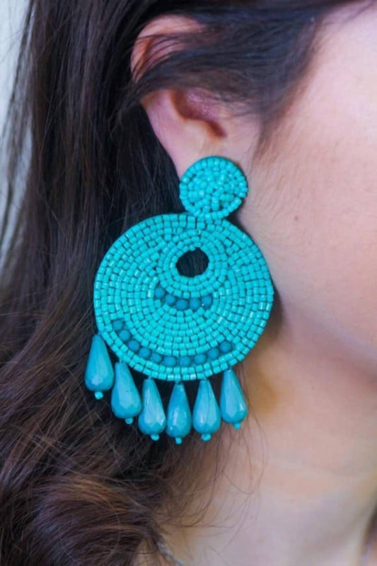 Jess Lea - Women's Beaded Drop Earrings