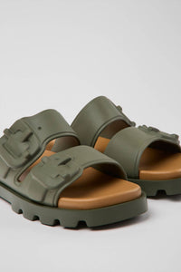 CAMPER Women's Brutus Sandals in green - women's sandal - detail view