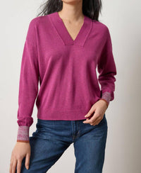 Lilla P - V Neck Pullover Sweater