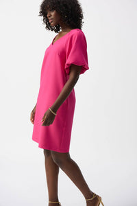 Joseph Ribkoff - Lux Twill Puff Sleeve Dress