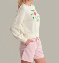 525 America - Clover Market Graphic Cotton Sweater