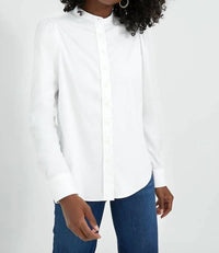 The Shirt - Puffed Shoulder Button Down Shirt