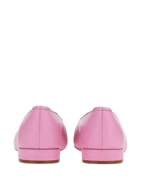 Salvatore Ferragamo - Women's Buckle Leather Ballerina Flats