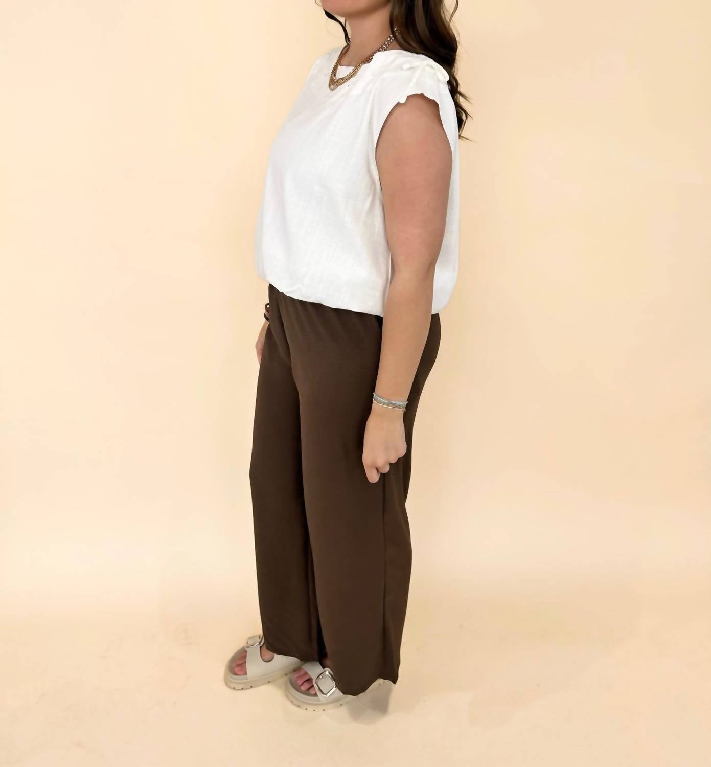 Thml - Valoria Sleeveless Ruffle Top