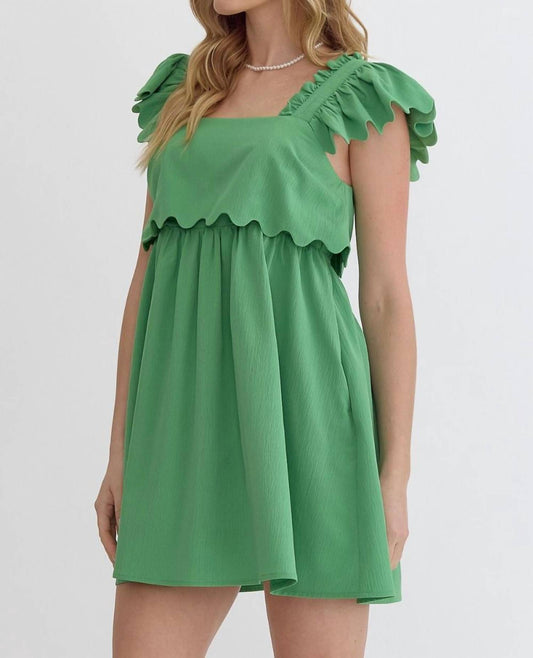 Entro - Spring And Ruffles Mini Dress