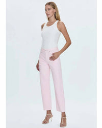 Pistola - Lexi Mid Rise Bowed Straight Jeans