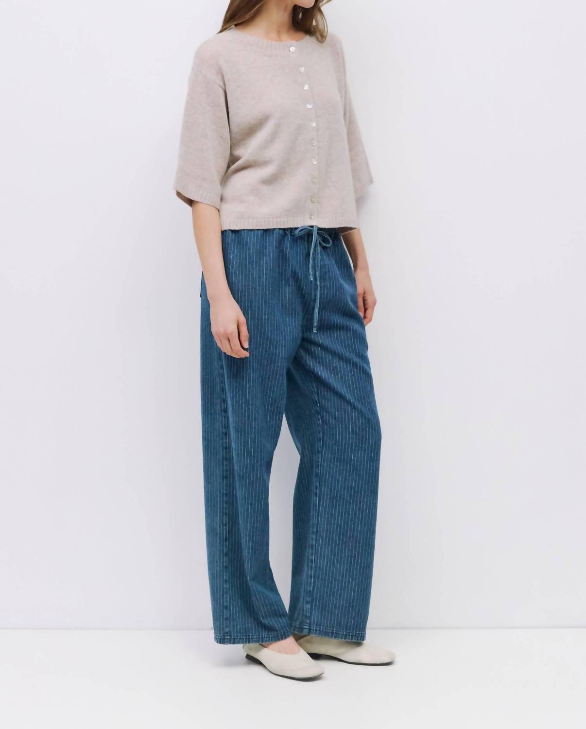 Mod Ref - Stacey Button-Front Knit Cardigan