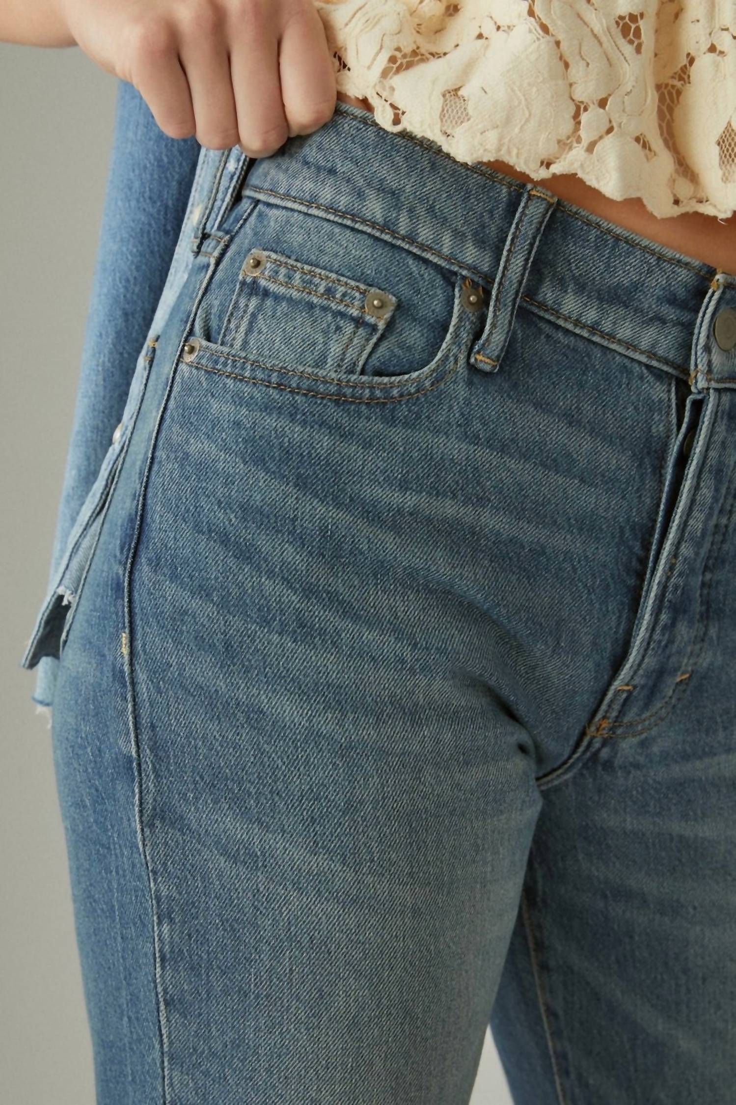 Lucky Brand - High Rise Drew Mom Jean